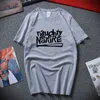 Naughty by Nature Old School 힙합 랩 스케이트 보드 링거 뮤직 밴드 90S Bboy Bgirl Tshirt Black Cotton T 셔츠 탑 티 220704