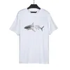 Camicia da uomo T-shirt firmate da uomo T-shirt da uomo per ragazzi e ragazze T-shirt con stampa Shark Oversize T-shirt angeli casuali traspiranti 100% puro cotone Taglia L XL