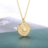 チェーンズコンシアックメダリオンペンダントチョーカーチェーンネックレスScorpio Leo Jewelry Astrology Giftchains