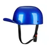 Capacetes de motocicleta Korea Chopper Style Meio Open Face Aço Capacete de Aço Moda de Alta Qualidade Scooter Riding Jet Casque Moto