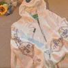 E-Girl anime sweat à capuche Y2K automne Harajuku vintage veste à glissière surdimensionnée style coréen gothique punk vêtements hip-hop streetwear Y220803