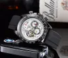 Montre de Luxe Luxury Men's Watch Japan Superquartz Endurance Pro Cronograph 44mm Avenger Hurricane Baby Blue Jubo 1884 Men Hardex Glass Wutphes V177