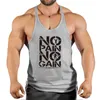 Men's Tank Tops Brand Bodybuilding Stringer Mens Sportwear Vest Fitness Men Gyms Clothing Sleeveless Shirts Muscle Singlets TypeMen's