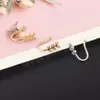 Copper Fake Piercing Nose Ring Heart Star Crown On Nose Ear Clip Cuff Earring For Women Girl Gift Body