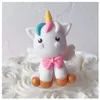 Party Supplies 1 PC Unicorn Cake Decoration for Girls Soft Pottery Decoration Unicorns Plug 20220601 D3