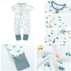 Kinder Tales für Neugeborene Baby Strampler Baby Girl Boy Kleidung Jumpsuit Wattebotte Kurzarm Pyjamas Sommerkleidung Girl Bodysuit J220816