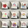 Shoppingkassar Lärare Tillbehör Rainbow Life Women Bag Tote Rolig Handväska Skulder Gift Lady Canvas