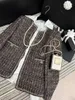 Kvinnors jackor designer western kostym jacka ny höst vinter kappa mode exklusiv tweed casual vår födelsedag present valentin dag kjq7