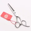 6 "17.5cm Japão Aço Barbeiro Scissors Thinning Shears Dos Dentes Do Duplo Dentes 15% Taxa Pro Ferramenta de estilo de cabelo Z2001 220317