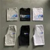 Erkekler Trapstar T Shirt Set Set Mektubu İşlemeli Terzini Kısa Kollu Peluş Şort Tasarımı 908ess