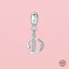 925 Gümüş Fit Pandora Charm 925 Bilezik Alfabe A-Z Mektup Kolye charms seti Kolye DIY Güzel Boncuk Takı