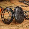 Montres De Poche Fantôme Citrouille Montre Quartz Chiffres Romains Pendentif Cadeau Pour Hommes Femmes Steampunk Unisexe Idées Reloj De BolsilloPocket