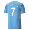 21/22/23 Camisas de futebol HAALAND GREALISH STERLING MANS CITIES MAHREZ fãs versão jogador DE BRUYNE FODEN MENDY Agueroooo 2022 2023 tops de futebol camisa crianças conjuntos de kit