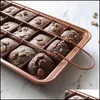 Piatti da forno Teglie da forno Cucina, Sala da pranzo Bar Casa Giardino Padella antiaderente per brownie con divisori Vassoio taglierina 18 Muffin pre-affettati e Cupcak W220425