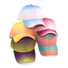 Feestmutsen kleurrijke gradiënt hoed 5 stijlen persoonlijkheid verstelbare baseball cap volwassen zonhoed Europa en Amerika gc13687