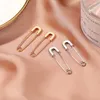 Dangle & Chandelier Punk Hollow Paper Clip Earrings For Women Simple Cool Silver Color Copper Pin Men Unisex Fashion Trend Jewelry 2022Dangl