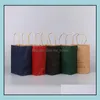 F￶rpackningsv￤skor Office School Business Industrial 1000pcs New Kraft Paper Bag Christmas Festival Gift Package FA DN