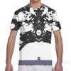 T-shirt da uomo Skull Mecha Gundam T-shirt da uomo T-shirt da donna All Over Print Fashion Girl T Shirt Boy Tops T-shirt a maniche corte