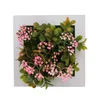 Decorative Flowers & Wreaths Creative Plastic Plants Home Wedding Decor Metope Succulent Imitation Wood Frame Artificial Flower Bedroom Wall