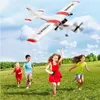 RC Plane Toy cessnas 2 4GHz 2CH EPP Craft Foam Electric Outdoor Remote Control Glider FX 801 Airplane DIY Fixed Wing Aircraft 220713