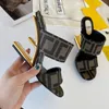 chinelos de salto alto sapatos de impressão da última moda esculpidos saltos anormais metálicos dedos abertos deslizam em slides sandália com sola de couro genuíno de alta qualidade