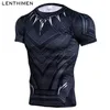 رجال Tshirt Gym Rashguard Fitness Black Spider Clothing Bodybuilding Portsilds Sportswear Compression Sports Shirt Man 220615