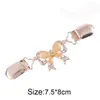 Cardigan broche pull châle Clips perle papillon breloque broche broches Clip collier bijoux broches vêtements accessoire