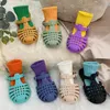 Baby Gladiator Ademvol Hollow Out PVC Summer Kids Shoes Fashion Beach Children Sandals For Boys Girls 220607