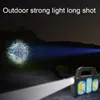 Lanterna portatile USB ricaricabile Solar COB LED Searchlight Outdoor Headlight Camping Light