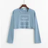 Kaus Wanita Desain Anda Sendiri MerekGambar Kustom Lengan Pendek DIY Kebesaran Atasan Potong Pakaian 220613