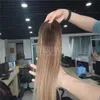 New Coming Stock Balayage Ombre Brown Pièces de cheveux humains Mini Small Mono Base Toppers pour la perte de cheveux Thinning Women