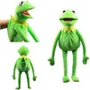 60cm Frog Hand Puppet Anime Show Plush Toys Baby Kids Birthday Gift Christmas Stuffed Doll For 220531