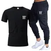 Selling Men's Sweatshirt Pants 2 Piece Set Casual Sportswear Basketball Wear Summer Sportswear Brand Suit 11C 220609