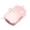 식기 세트 INS Lunch Box Microwave 다중 그리드 스토리지 LeakProof Kids Bento 920ml ContinerDinnerware DinnerwaredInnerware