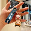 Decompression Toy Anime cartoon key chain silicone creative doll schoolbag key pendant car cartoon bag keychain