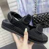 2022 Womens New Summer Fashion Low Wedge Flat Flat Platform Sandal Ladies Low Heel Sleign Sehicle Open Open Open Strap Shole Wide