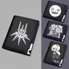 NieR:Automata Game Unisex Long Coin Purse YoRHa No. 2 Pu Leather Short Wallet ID Card Holder Women Sexy Money Bag H220422