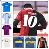 Retro Newells Soccer Jerseys Old Boys 78 86 85 Maradona 82 83 93 Boca Messis 87 Naples Napoli Football Shirt Kits