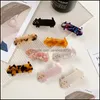 Hair Clips Barrettes Jewelry Japanese Short Three Color Cat Side Women Acetic Acid Alloy Animal Mu Dhkef