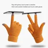 Winter Touch Screen Gloves Women Men Warm Stretch Knit Mittens Imitation Wool Full Finger Guantes Female Crochet Luvas Thicken