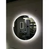 24 pouces acrylique LED miroir rond antigrocum de commutateur de brouillard salle de bain, chambre à coucher W55126664