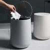 Skräpburkar för köket Badrum WC Garbage Classification Skräp Bin Dustbin Bucket Press-Typ Avfall Bin Garbage Bucket 220408