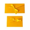 Gift Wrap Small Fresh Bow Western-style Envelopes High-quality Retro Kraft Paper Exquisite Color Love Letter Storage Receipt InvitationsGift