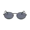 Óculos de sol oval de estilo vintage Mulher Metal Metal Metal Retro Sol Glasses Male feminino espelho claro Gafas para hombre 220629