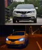 Phare automatique pour Nissan Qashqai 20 16-20 17 phares LED feux de circulation DRL faisceau bi-xénon antibrouillard yeux d'ange