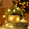 Strings Star String Lights flitsende Garland Home Decoratie Fairy Geschikt voor Room Bedide Night Lichtsled Ledled LED