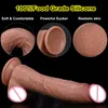 Big Dark Double Silicone Realistic Dildo Masturbators Long Penis Soft Small Sug Cup Dick Anal Plug Sexig Toy for Man Women