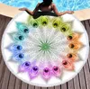 Round Microfiber Towel 150cm Blankets Beach Picnic Table Cover Large Yoga Mat for Meditation Wall Hanging Throw Tapestry Rug Mat Decor