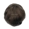 工場価格自然ヘアライン100％人間の髪のレースフロントメンズテープヘアの交換h220512