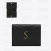 Carteira de designer de luxo de alta qualidade moda curta emprenita clássica Classic Pallas Card Seat Zipper Carteira de moeda